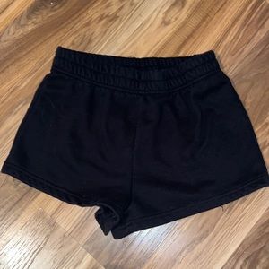 Black Sweatshorts
